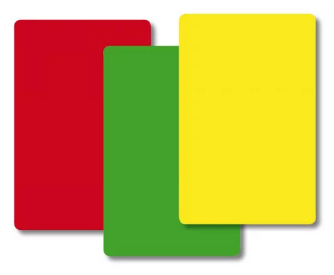 Organisationskarten Rote Karte