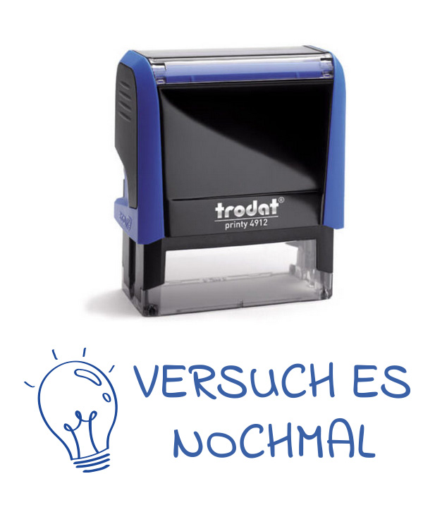 Trodat Printy Versuch es noch mal