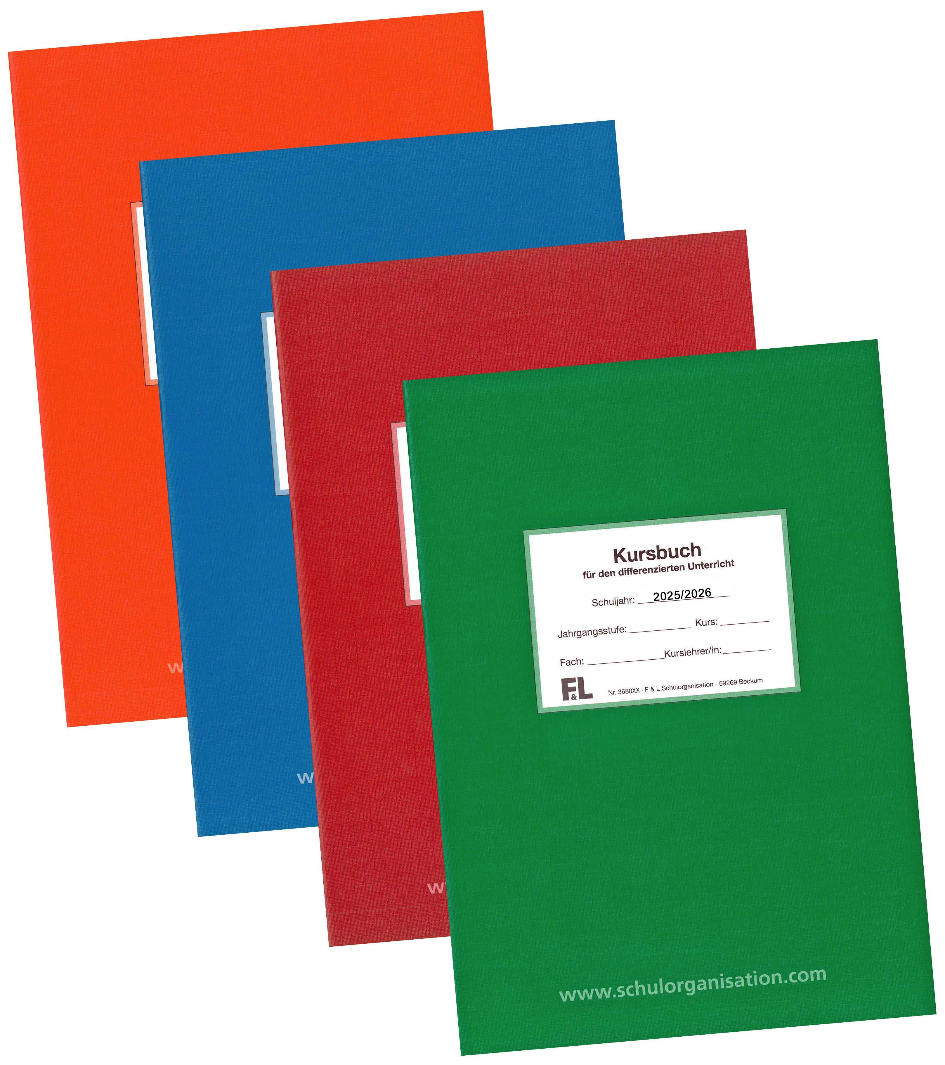 Kursheft mit Kalendarium