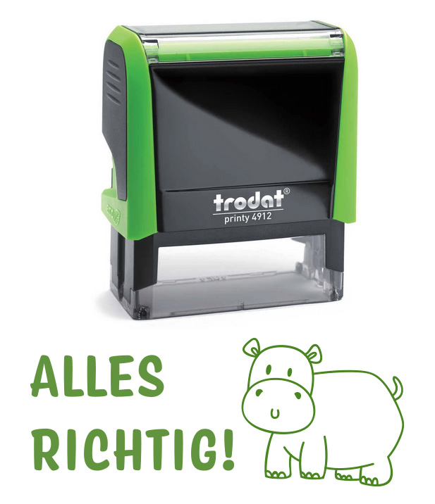 Trodat Printy Stempel Alles richtig